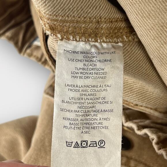 We The Free Marx Slouchy Cargo Wide Leg Jeans in Sand Size 26 - Picture 7 of 9